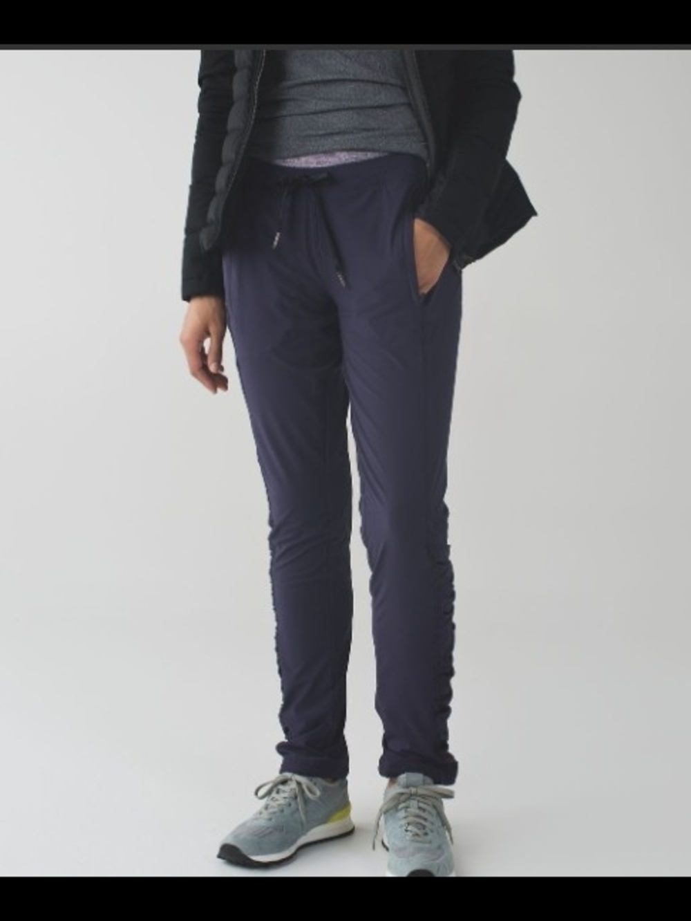 Lululemon Runderful Pant/Black Grape / Space Dye Camo Tender Violet Black Grape